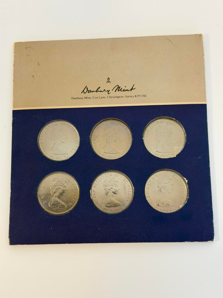 Queen Mother 80th Birthday Coin Set 1980 Commonwealth munten, Ophalen of Verzenden, Overige landen, Setje
