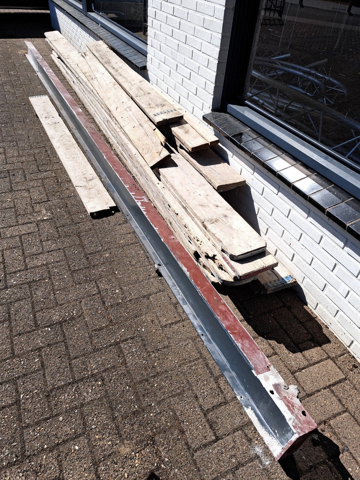 ijzeren balk 600cm, Ophalen, Gebruikt
