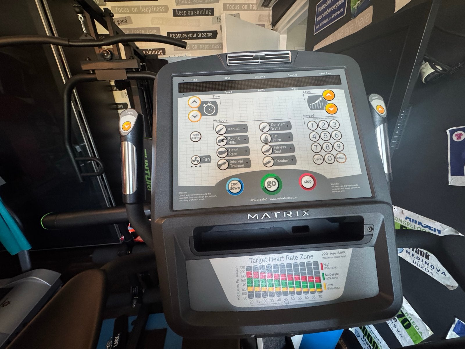 Matrix hometrainer- fiets  -, Ophalen, Zo goed als nieuw, Metaal, Benen