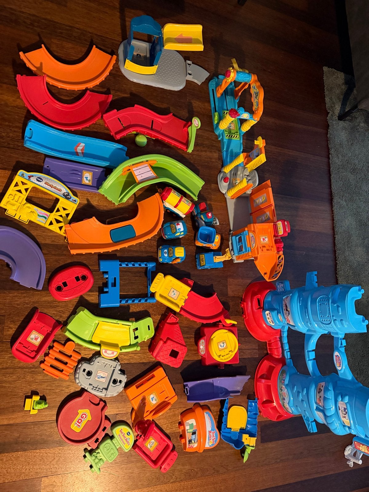 Grote set VTech Toet Toet Auto's en Banen, Kinderen en Baby's, Ophalen of Verzenden, Gebruikt, 6 maanden tot 2 jaar