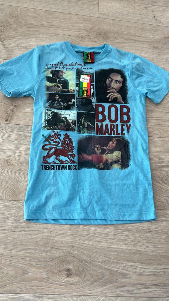 Bob Marley T-shirt maat S, Ophalen of Verzenden, Nieuw, Maat 46 (S) of kleiner, Blauw
