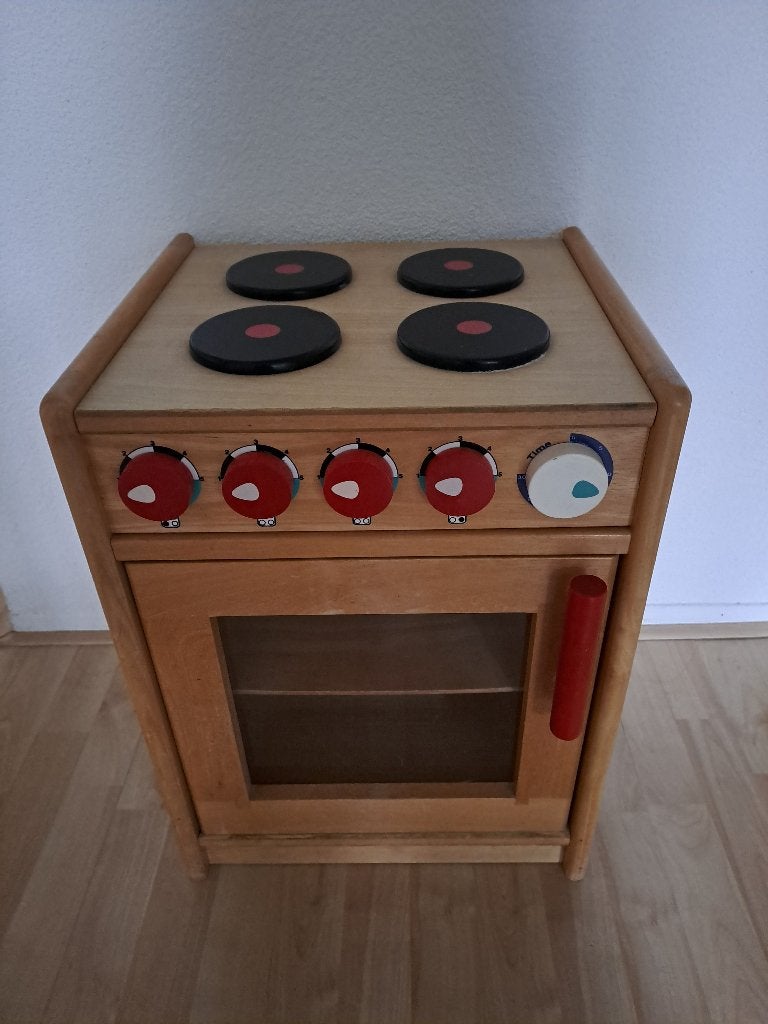 Prachtig houten fornuis met inhoud, Ophalen, Gebruikt, Hout, Speelkeuken