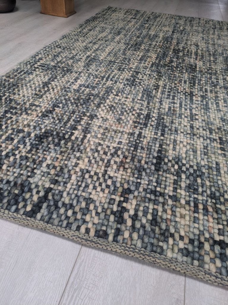 Handgeweven Wollen kleed, Ophalen, 150 tot 200 cm, 200 cm of meer, Rechthoekig