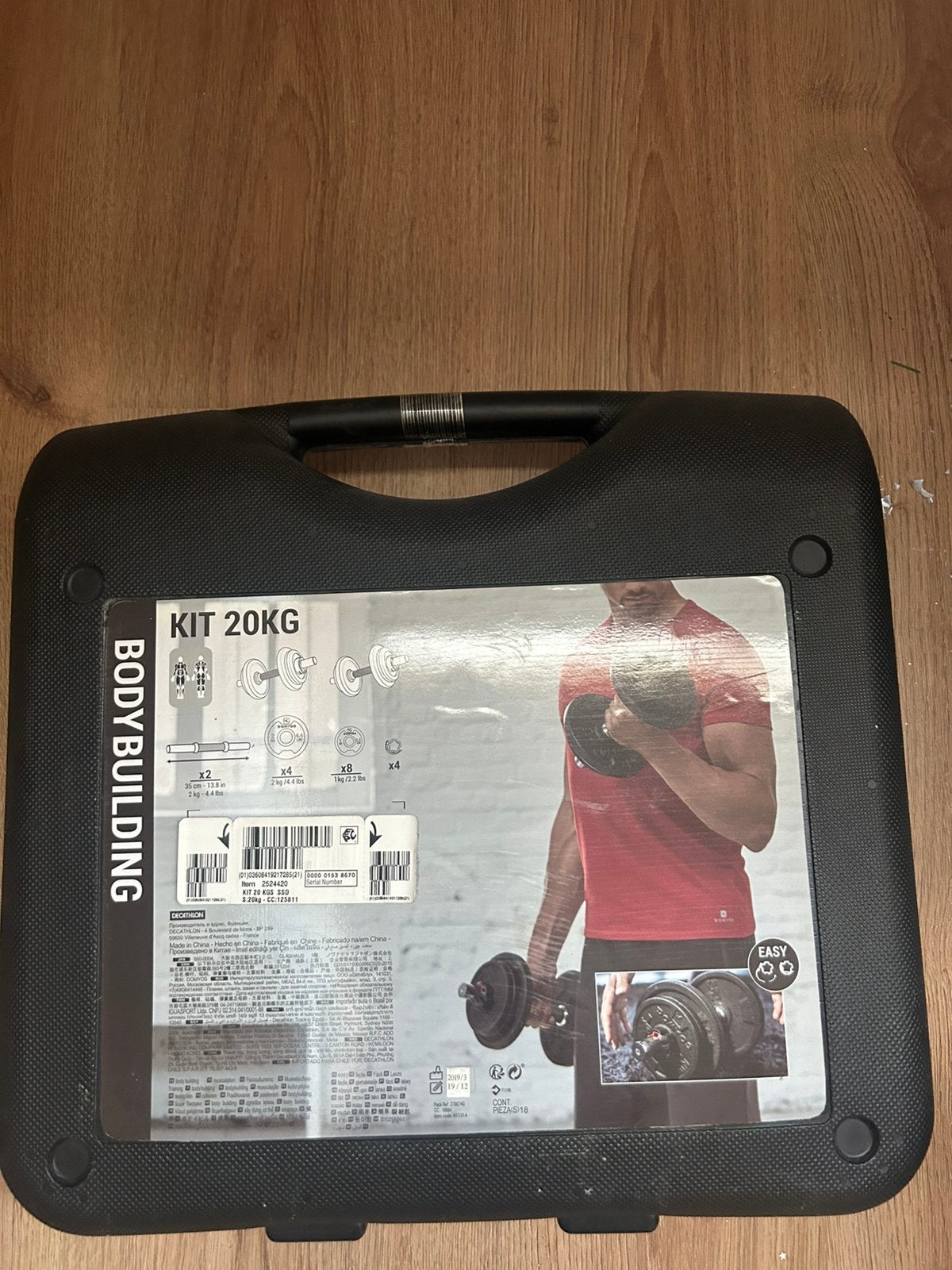 Halterset 20 kg, Ophalen, Zo goed als nieuw, Armen, Halterset