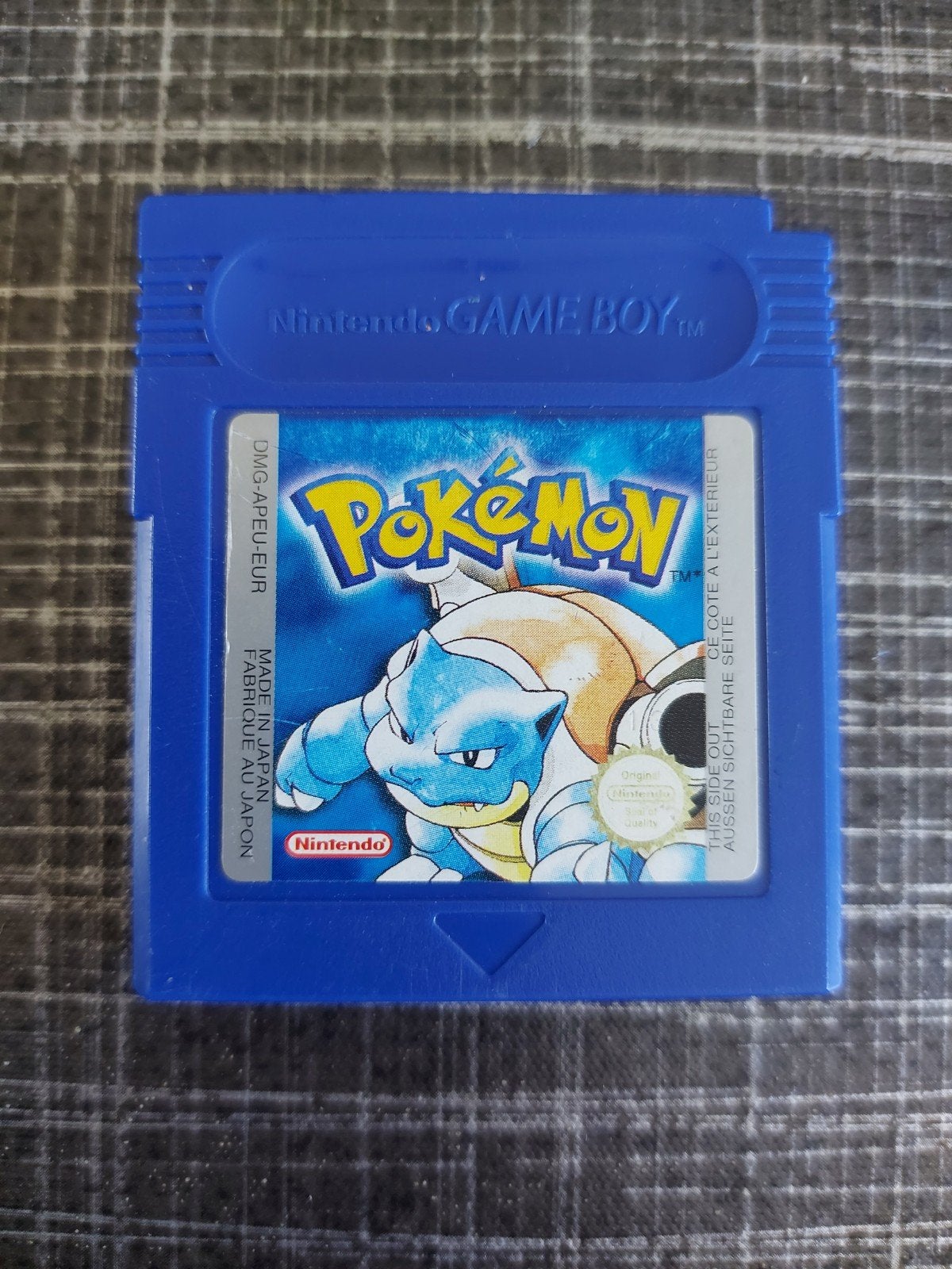 Pokémon Blue Version Game Boy (DMG-APEU-EUR), Gebruikt, 1 speler, Ophalen of Verzenden, Role Playing Game (Rpg)