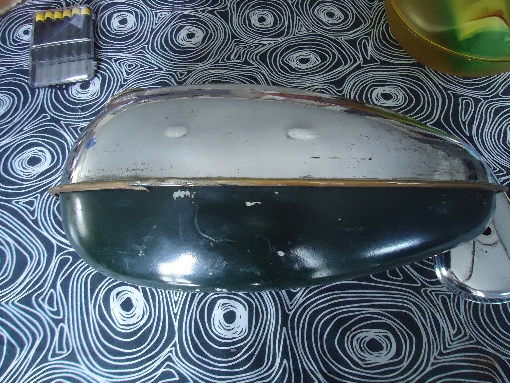 Puch VS tank met dop en deksel met dopje en bevestingstang, Verzenden, Gebruikt, Tank, Puch