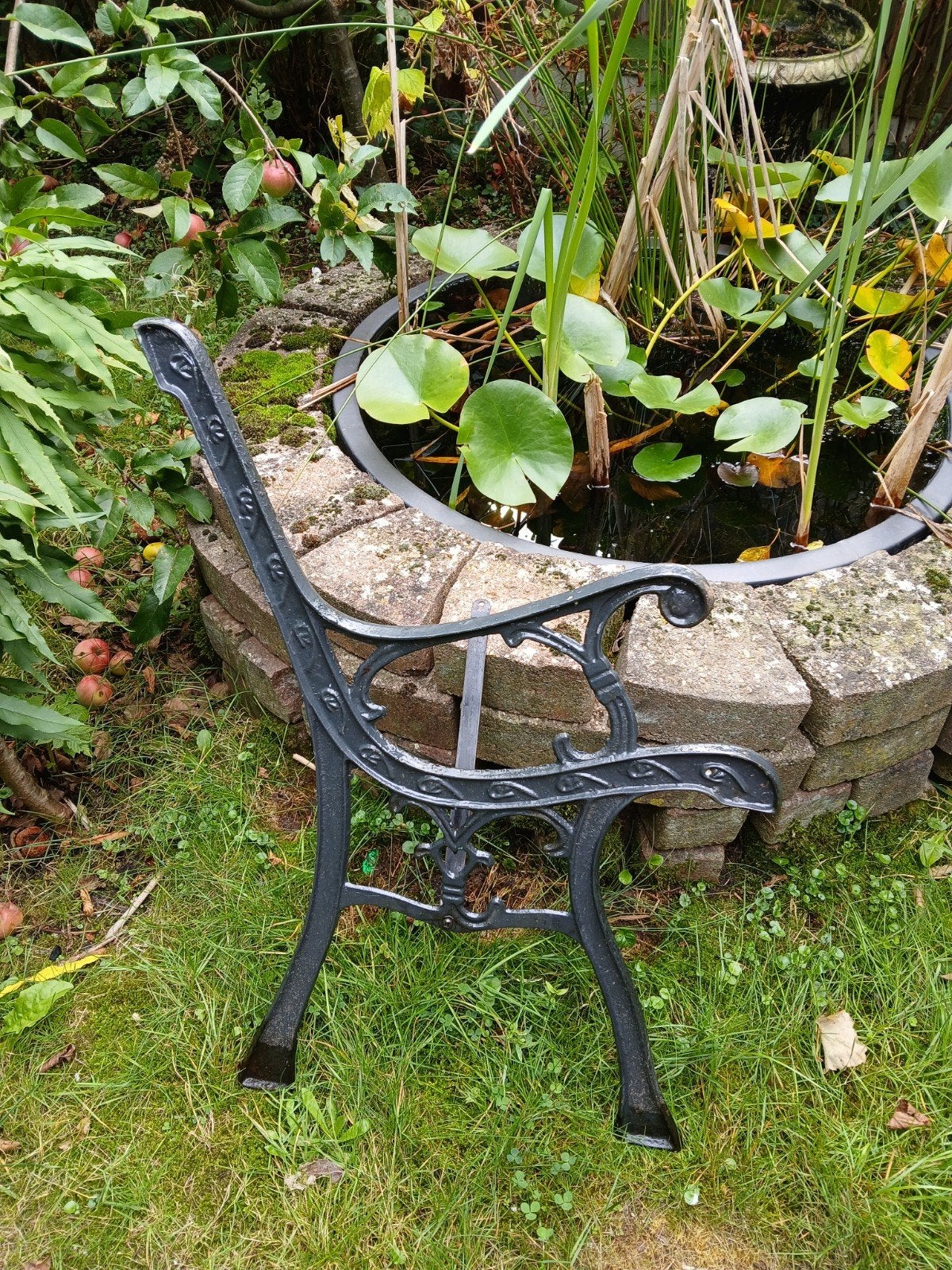 Tuinbank frame met extra's, Ophalen, Gebruikt, Metaal