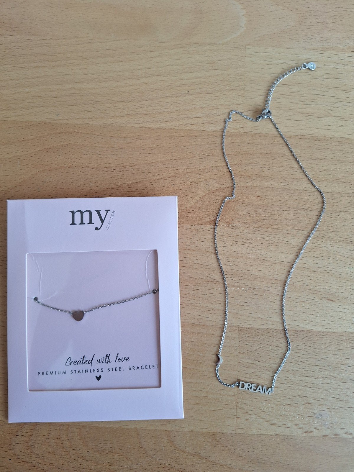 Armband en ketting - myjewellery, Ophalen of Verzenden, Nieuw, Zilver, Staal