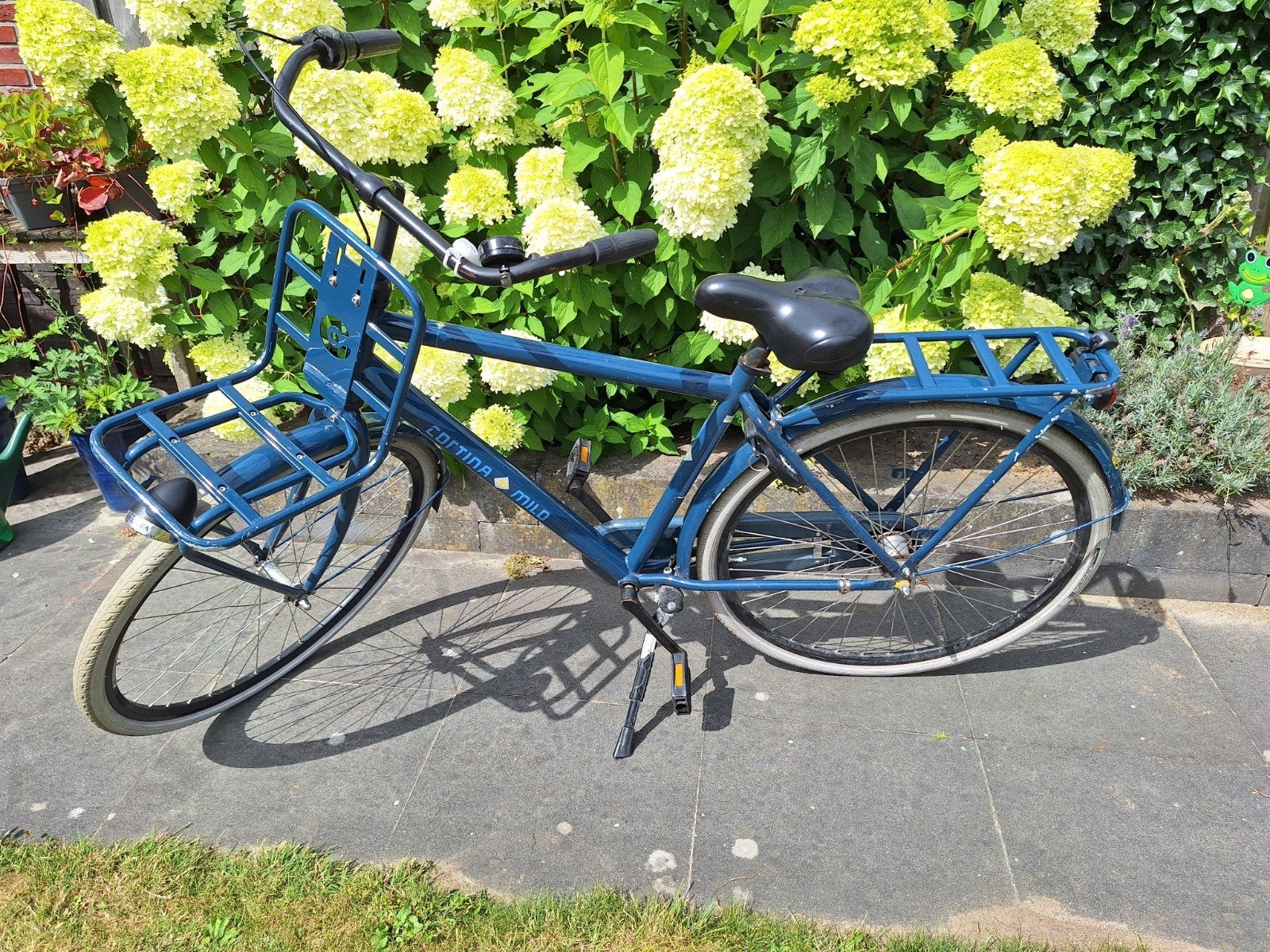 Cortina Milo transportfiets - Blauw, Terugtraprem, Gebruikt, Versnellingen, Ophalen