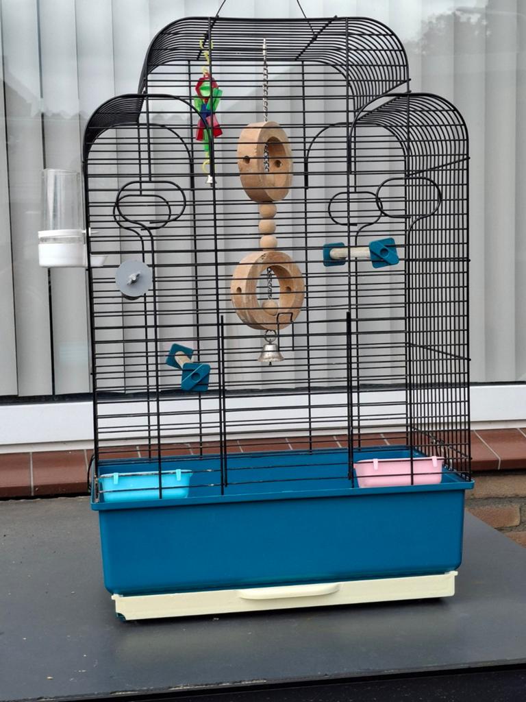 Vogels kooi, Ophalen of Verzenden, Metaal, Vogelkooi