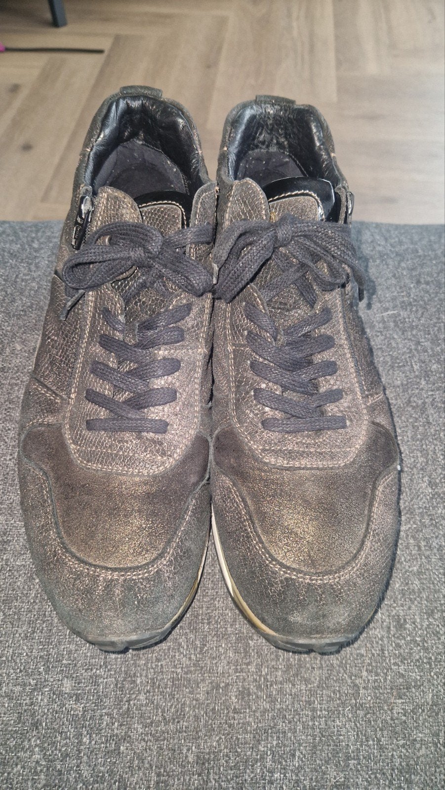 Xsensible Stretchwalker sneakers maat 42 - Slangenprint, Xsensible, Zwart, Ophalen of Verzenden, Sneakers of Gympen