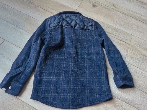Blauw geruite tussenjas Maat 110-116 hh, Europe Kids, Europe Kids, Onbekend, Ophalen of Verzenden