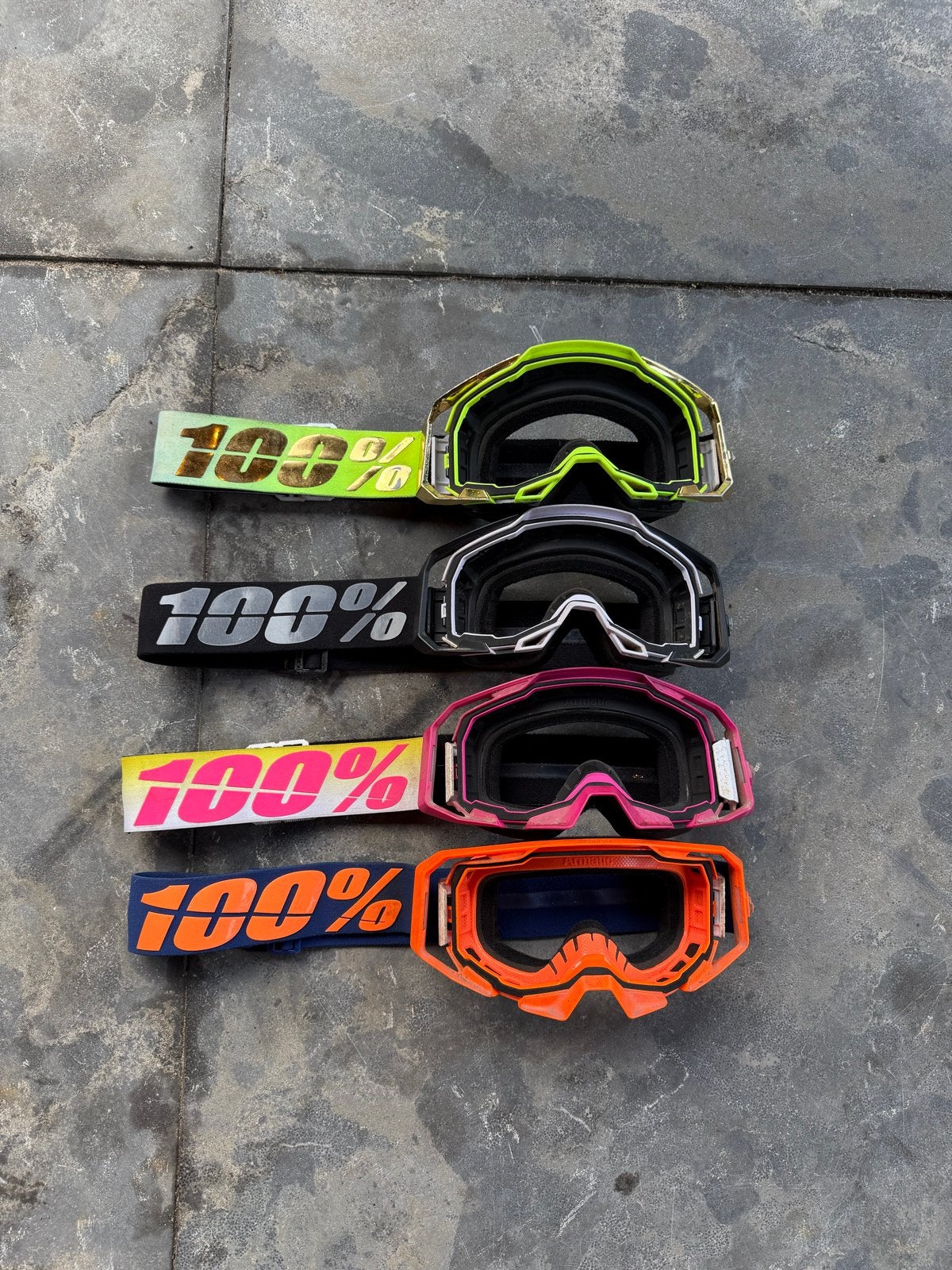 100% Armega Crossbrillen - Gebruikt, wegens overstap, Ophalen of Verzenden, Tweedehands, Motorcrosskleding