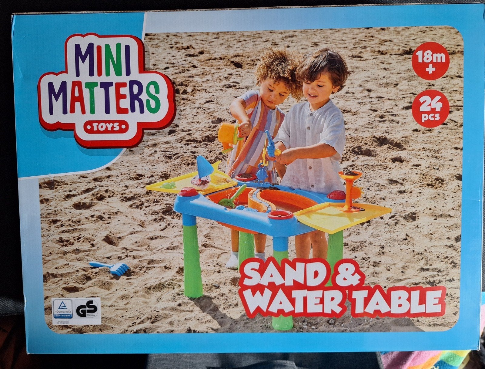 Splinter nieuwe zand en watertafel met speelgoed, montessori, Ophalen of Verzenden, Nieuw