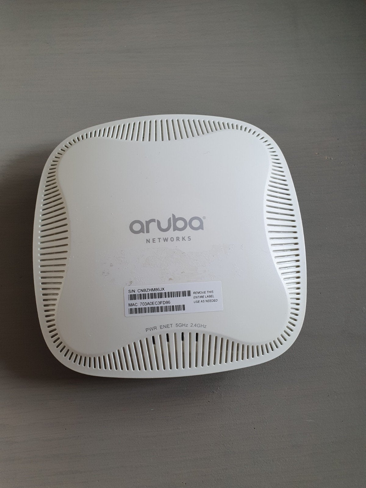 Aruba Networks AP-103-RW Access Point (Gebruikt), Computers en Software, Ophalen of Verzenden, Gebruikt, Aruba Networks