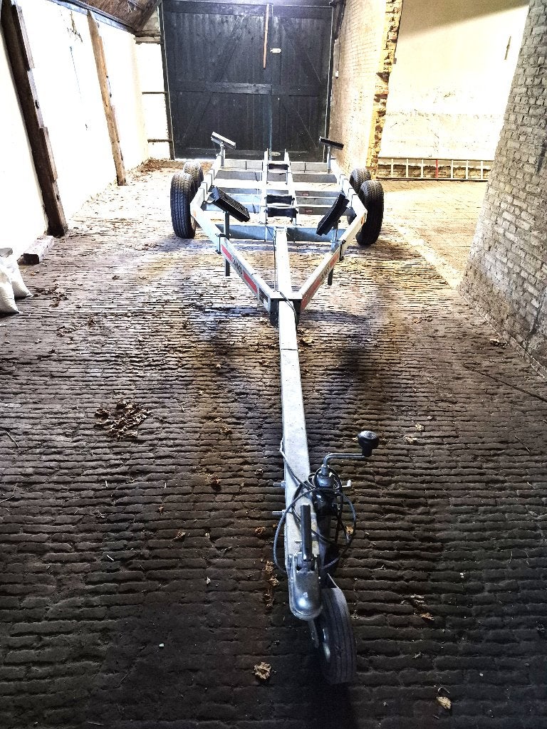 Stallingstrailer Damco voor boten van 7+ meter, Watersport en Boten, Gebruikt, 1500 tot 3000 kg, 6 tot 9 meter, Overige typen