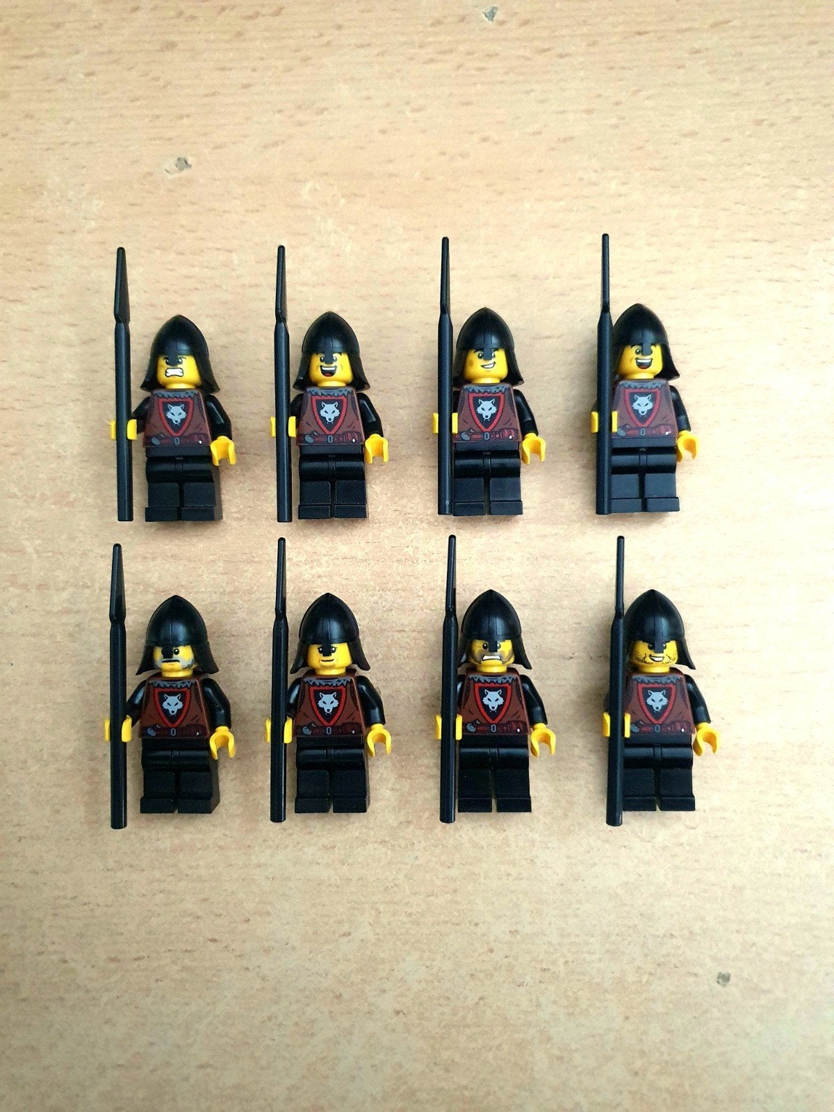Lego Castle Medieval Wolfpack Knights Ridders Minifiguren, Verzenden, Lego