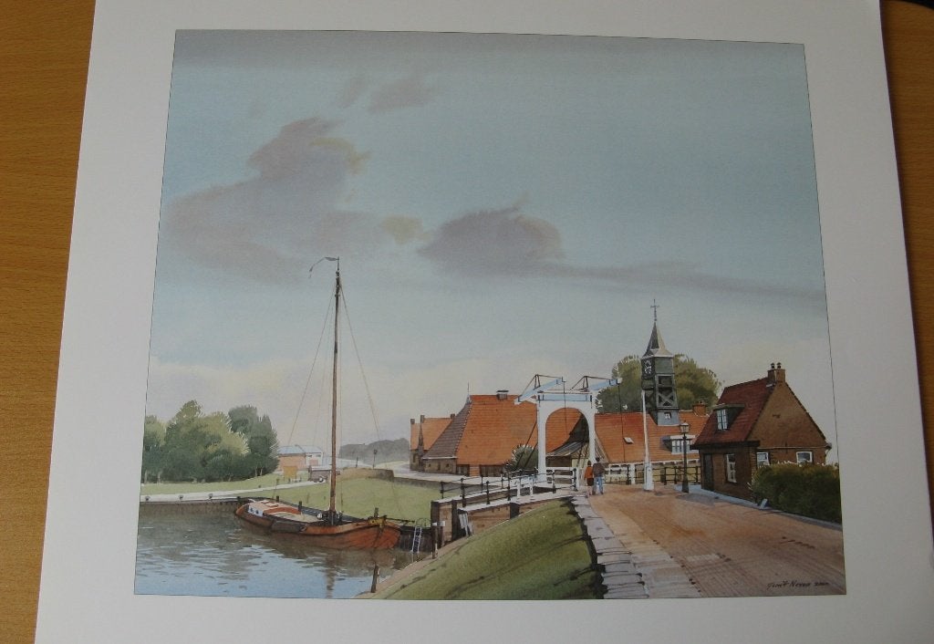 Hindelopen, gelegen in de Friese Zuidwesthoek,, Verzamelen, Ophalen of Verzenden, Voor 1940, Zo goed als nieuw, Overige onderwerpen