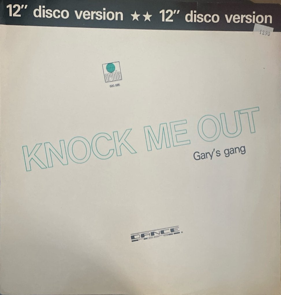 Gary's Gang - Knock Me Out - 12" Disco Version, Ophalen of Verzenden, Zo goed als nieuw, Pop, 12 inch