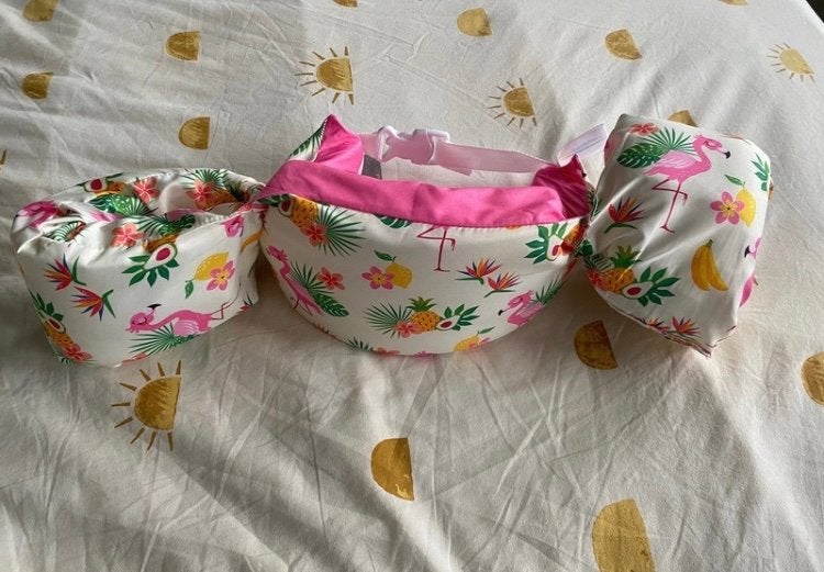 Happy Swimmer met flamingo print, Jongetje of Meisje, Overige maten, Ophalen of Verzenden, Zo goed als nieuw