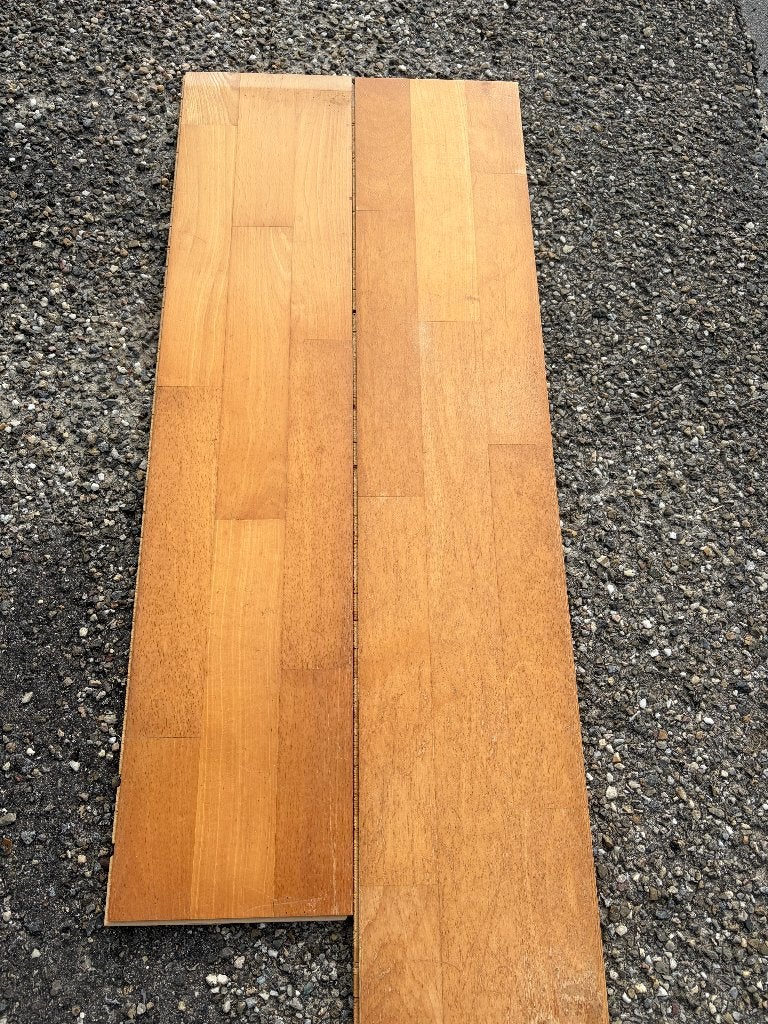 Parket - beuken 30 m2, Gebruikt, 10 m² of meer, 10 tot 30 cm, Hout