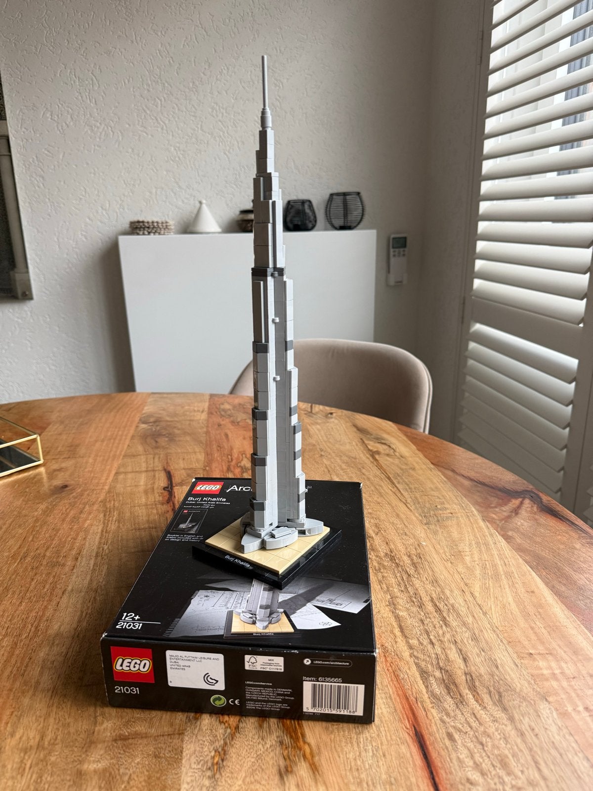 Lego Architecture Burj Khalifa 21031, Lego, Architecture, Ophalen of Verzenden, Zo goed als nieuw