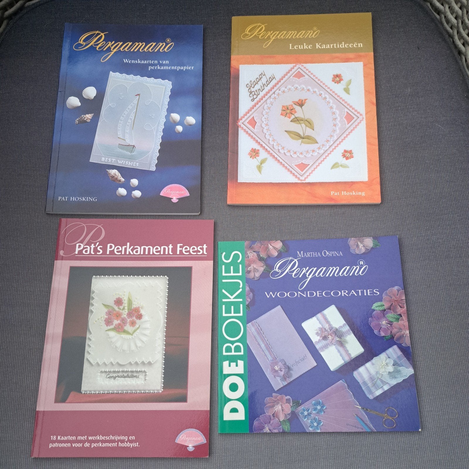 Pergamano Boeken: Wenskaarten, Kaartideeën, Woondecoraties, Hobby en Vrije tijd, Ophalen of Verzenden