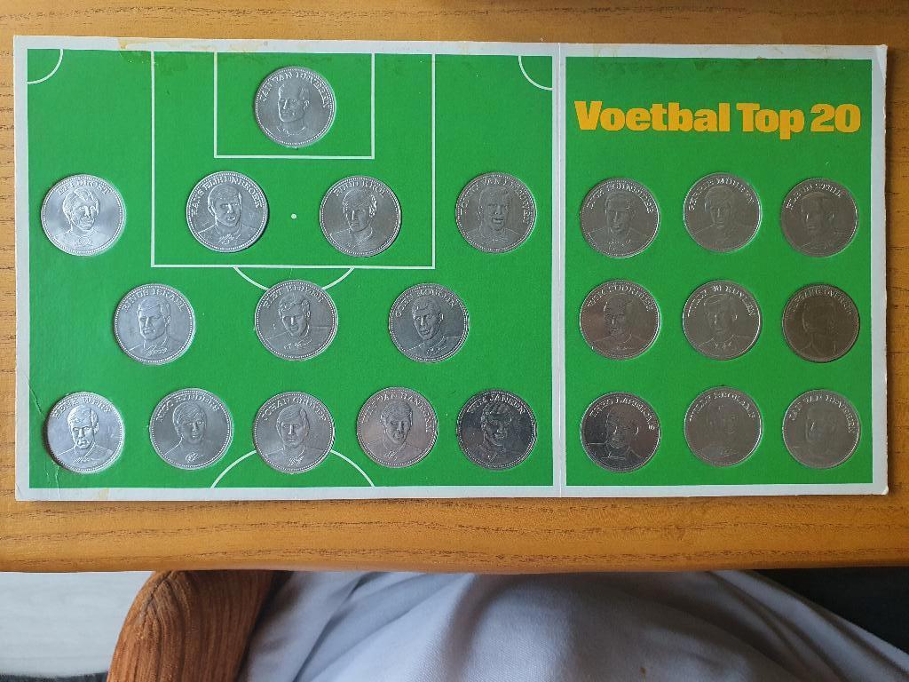 Shell voetbal spaarmunten, Ophalen of Verzenden, Nederland, Munten
