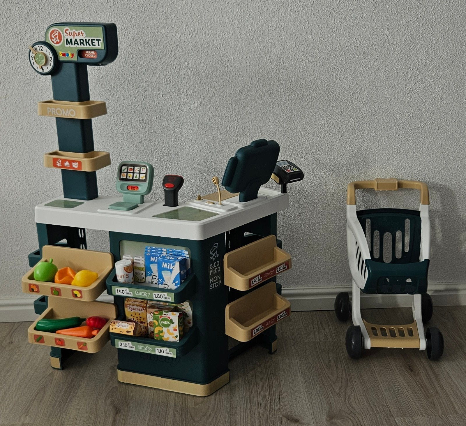 Smoby - Super Market - Speelgoedwinkeltje, Ophalen, Zo goed als nieuw