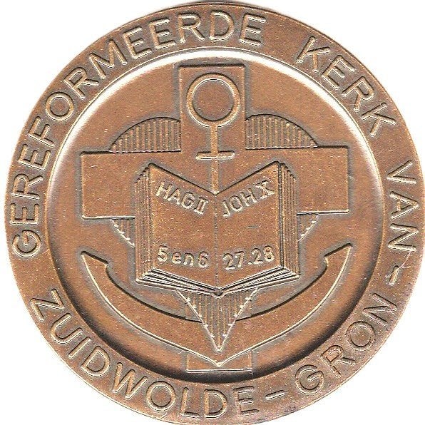 ZUIDWOLDE - GRONINGEN   GERFERMEERDE  KERK  1887 - 1987, Ophalen of Verzenden, Overige materialen
