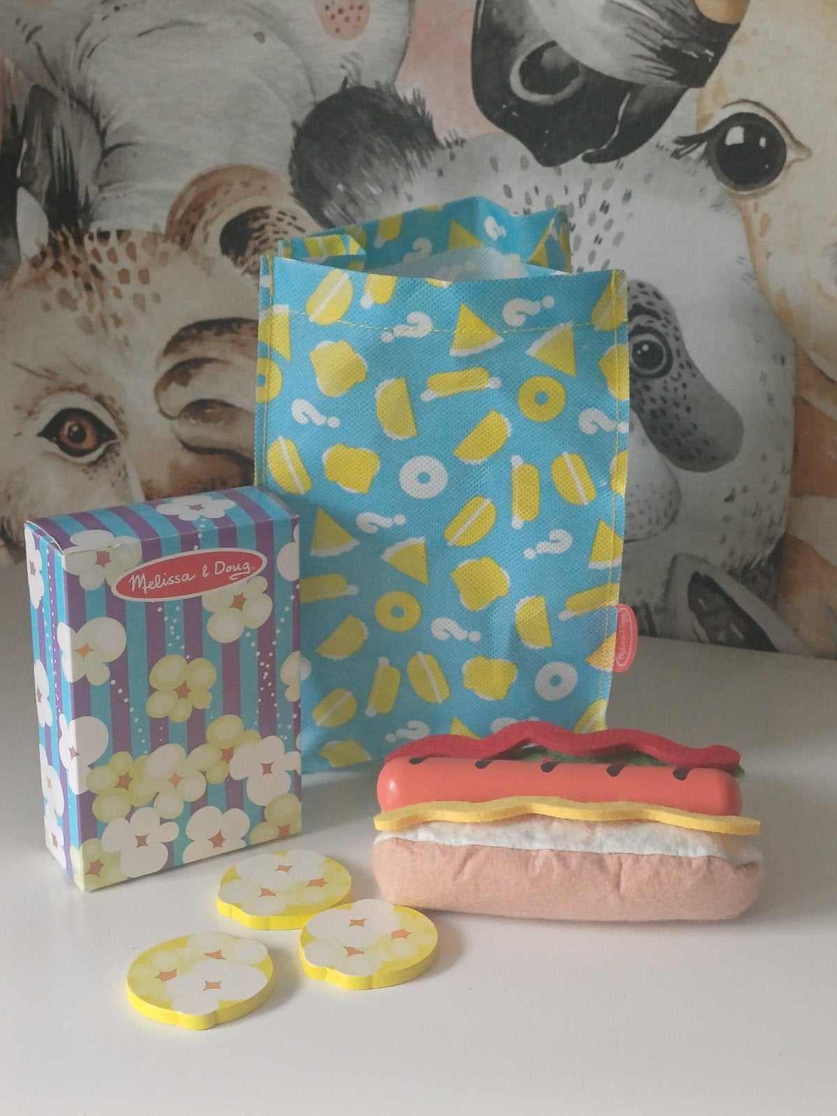 speelset Melissa & Doug hotdog, Ophalen of Verzenden, Gebruikt, Hout, Speelkeuken-accessoire
