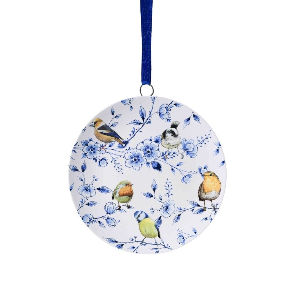 BOSVOGELTJES HANGER & GRACHTEN HUISJES - HEINEN DELFTS BLAUW