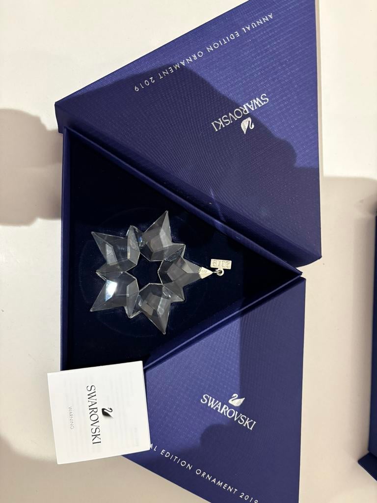 Swarovski kerst ster 2019, Ophalen of Verzenden, Zo goed als nieuw, Figuurtje
