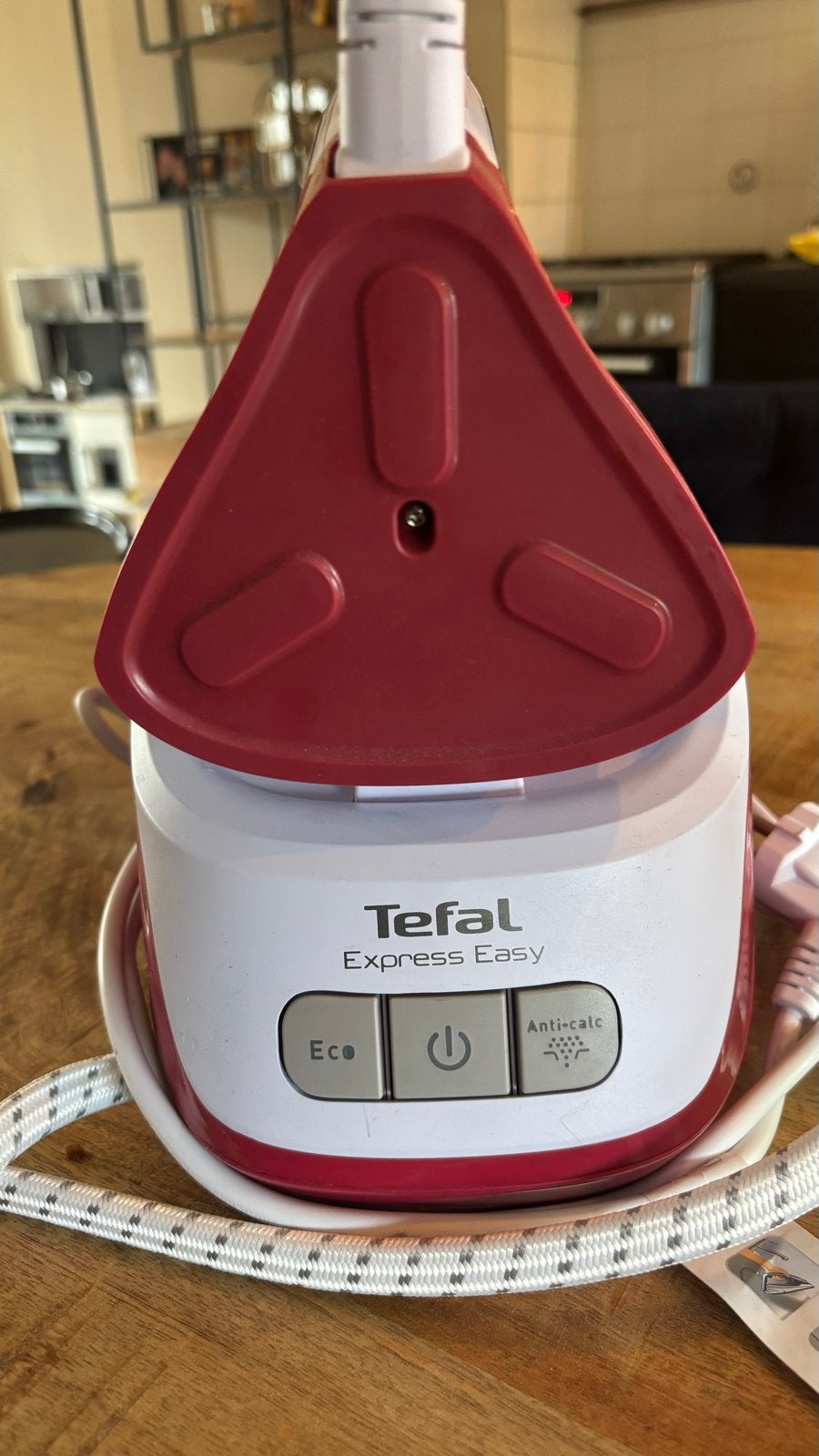 Tefal Express Easy Stoomgenerator Strijkijzer - Rood, Witgoed en Apparatuur, Strijkijzers en Strijkplanken, Ophalen, Zo goed als nieuw
