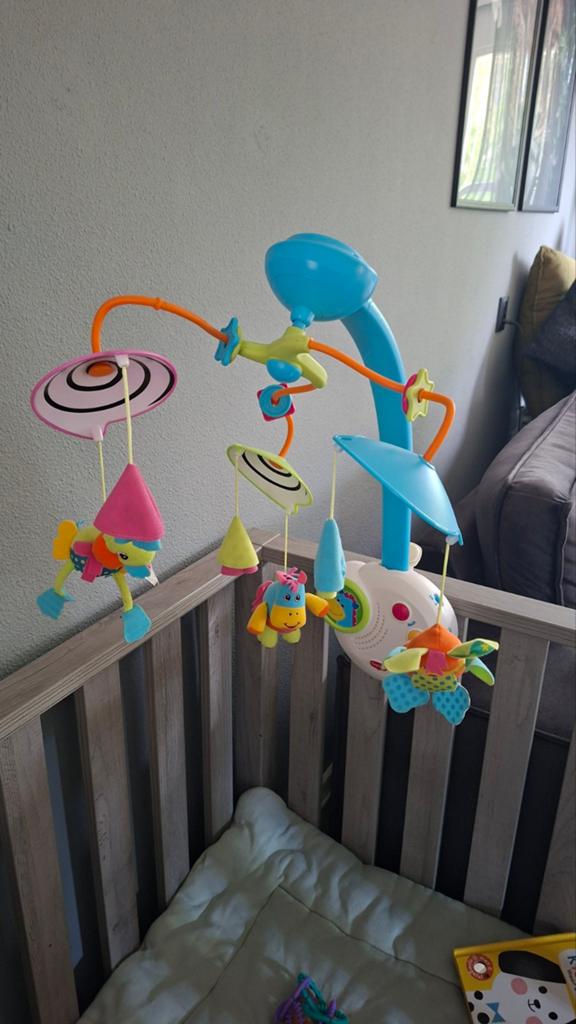 Tiny Love Mobiel met muziek, Ophalen, Gebruikt, Mobiel, Met licht