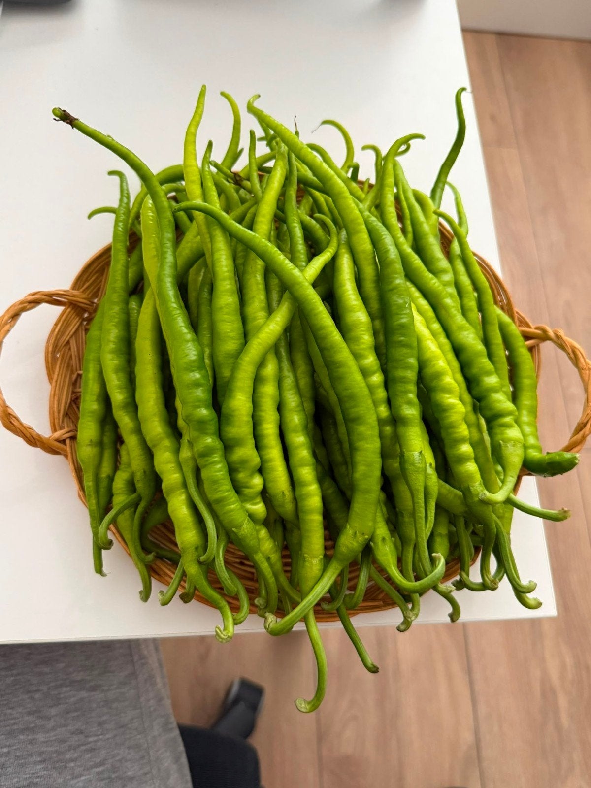 Verse bio groene pepers van eigen kweek, Tuin en Terras, Ophalen of Verzenden