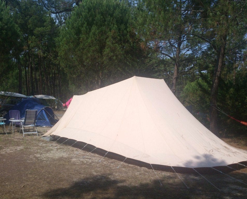 Vergrote Zilvermeeuw de Waard tent incl binnentent zgan, Ophalen, Zo goed als nieuw, Tot en met 6