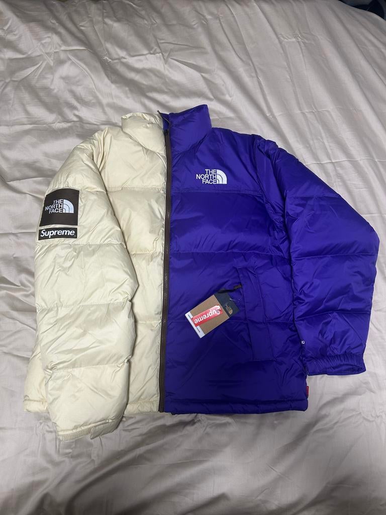 The North Face x Supreme Puffer Jacket Maat L, Kleding | Heren, Jassen | Winter, Ophalen of Verzenden, Zo goed als nieuw, Maat 52/54 (L)