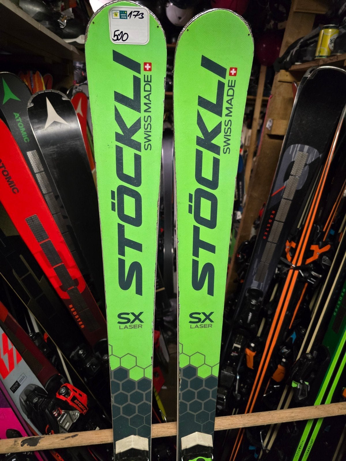 174cm STÖCKLI LASER SX 1600€ VOOR KENNERS, Overige merken, 160 tot 180 cm, Stockli, Gebruikt