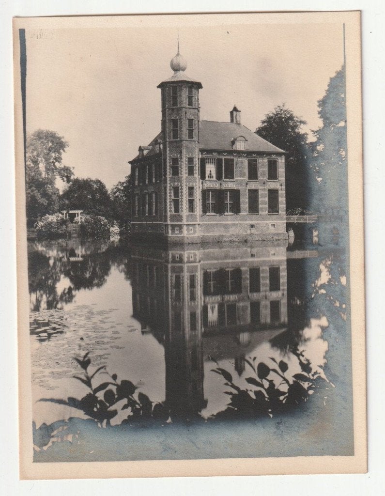 Breda kasteel Bouvigne oude foto jaren '20 vorige eeuw, Gebruikt, Foto, Ophalen of Verzenden, Gebouw