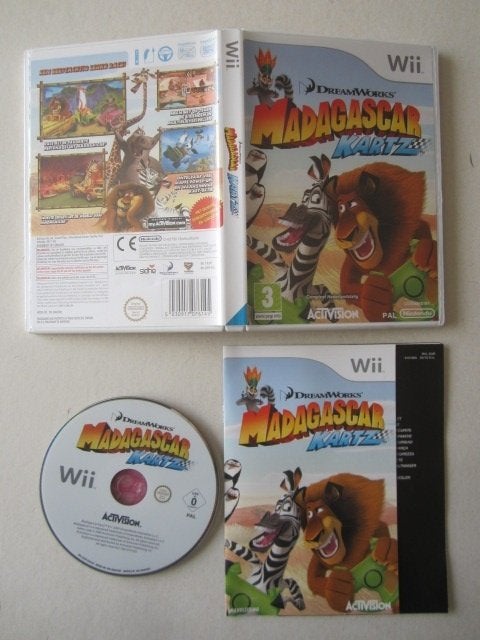 Madagascar Kartz Nintendo Wii, 1 speler, Racen en Vliegen, Nieuw, Ophalen of Verzenden