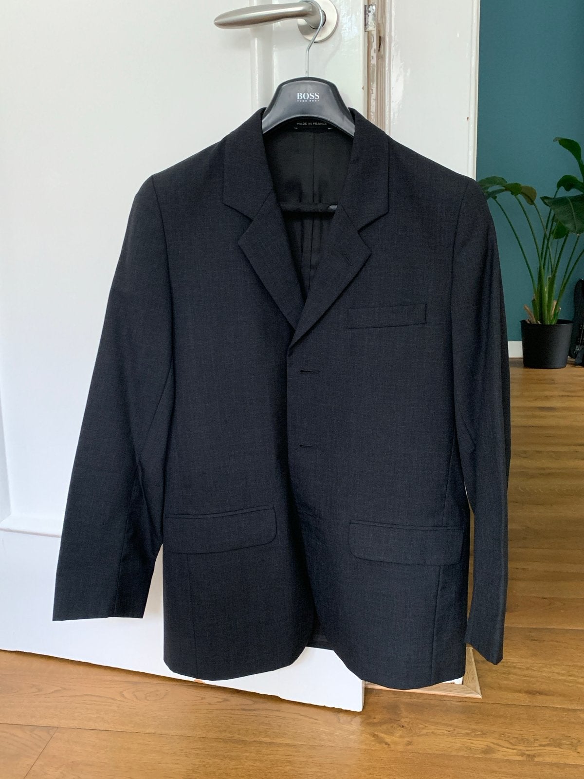 Agnès b. Homme Paris colbert/jasje maat 48 (M), Ophalen of Verzenden, Zo goed als nieuw, Maat 48/50 (M), Grijs