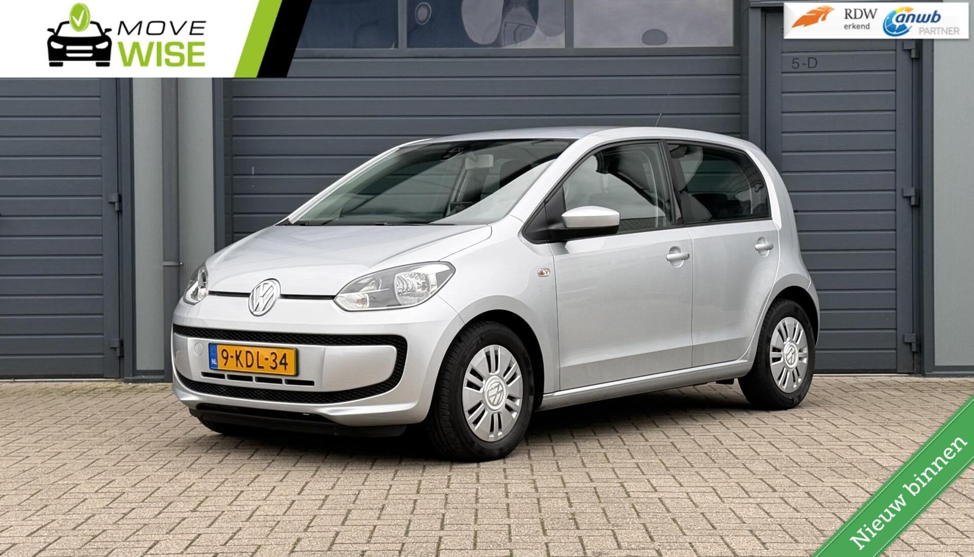 Volkswagen Up! 1.0 move up! BlueMotion | LAGE KM NAP | Cruis, Auto's, Voorwielaandrijving, Euro 5, Gebruikt, 840 kg