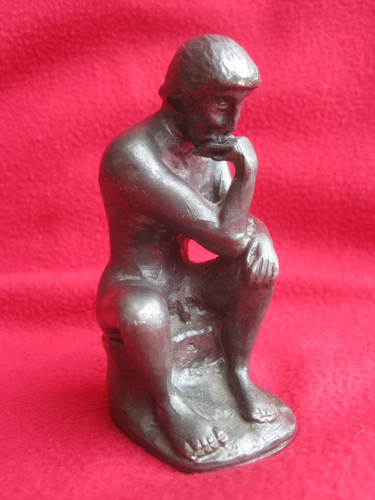 Beeldje De Denker, Ophalen of Verzenden, Gebruikt, Mens