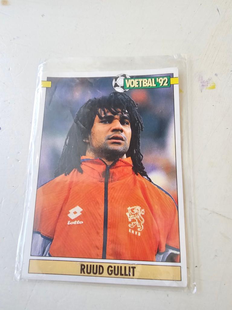 Panini Voetbal '92 Ruud Gullit Plaatje, Ophalen of Verzenden