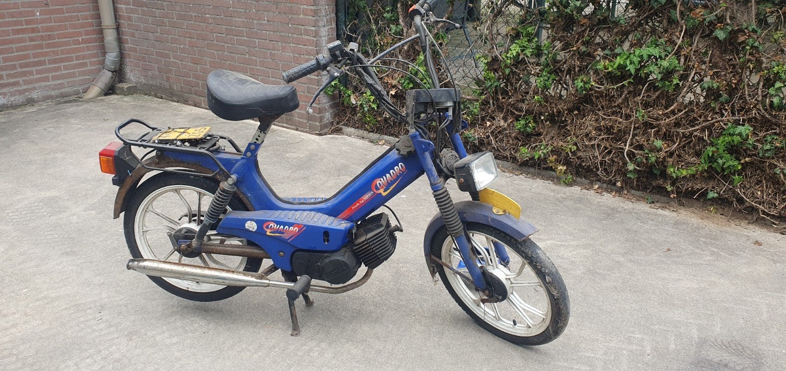 Tomos quadro geel kenteken opknapper, Ophalen, Gebruikt