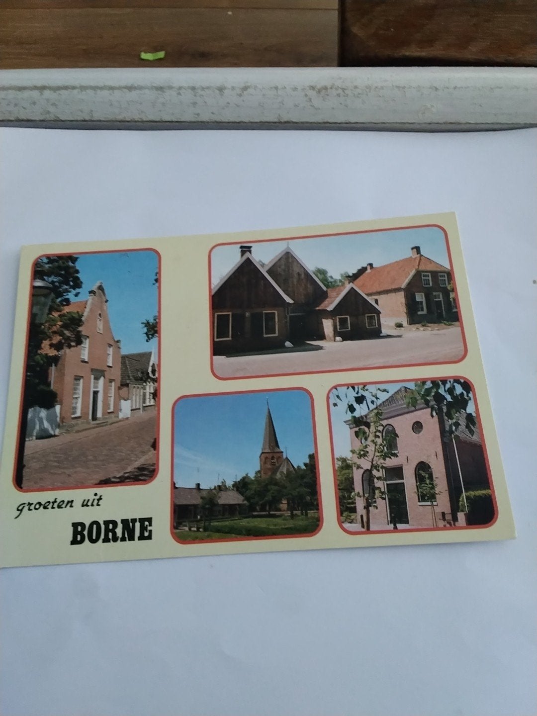 Oude ansichtkaart Groeten uit Borne, Ophalen of Verzenden, 1960 tot 1980, Gelopen, Overijssel