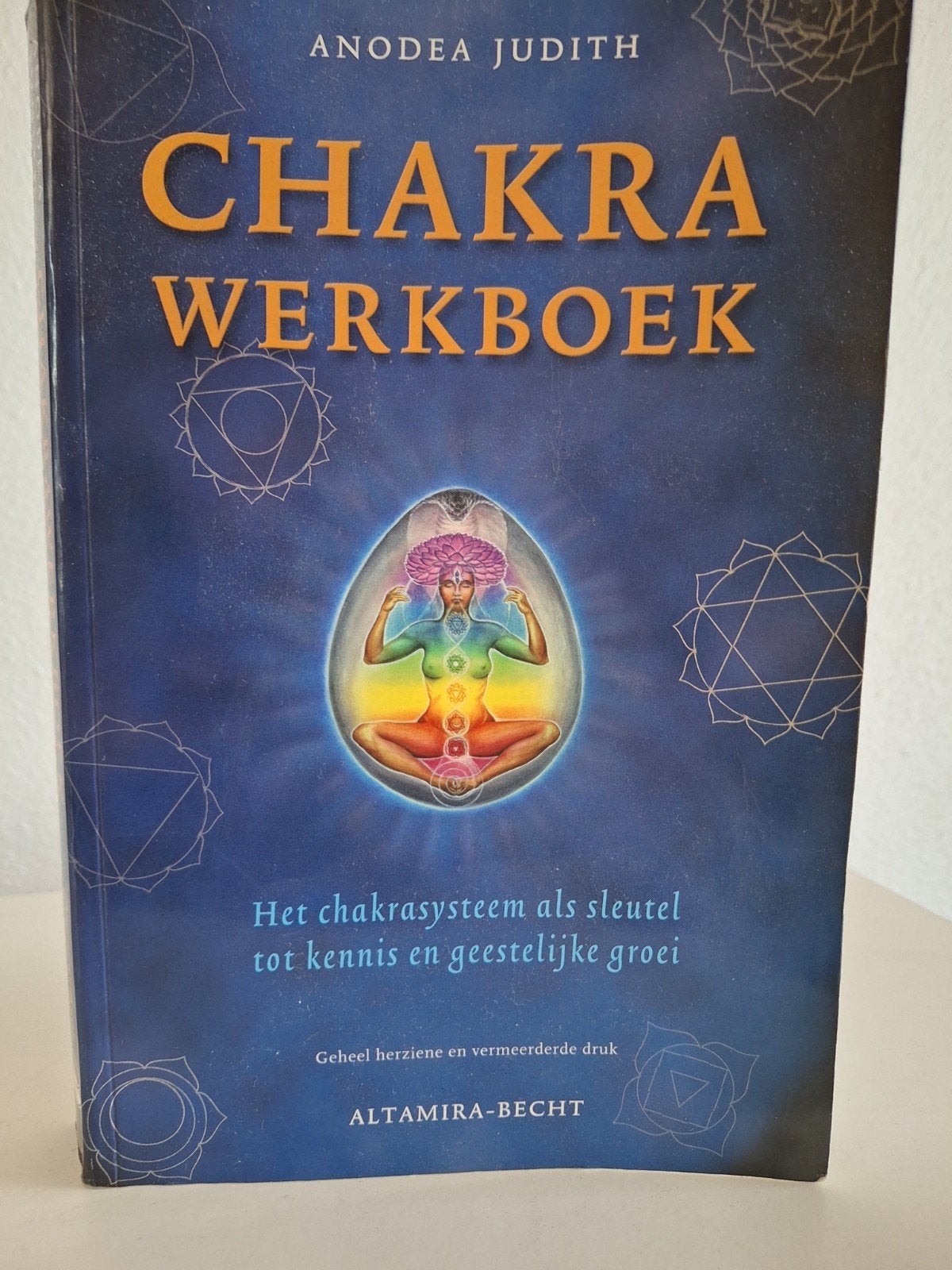 Anodea Judith - Chakra werkboek, Boeken, Achtergrond en Informatie, Spiritualiteit algemeen, Ophalen of Verzenden, Zo goed als nieuw