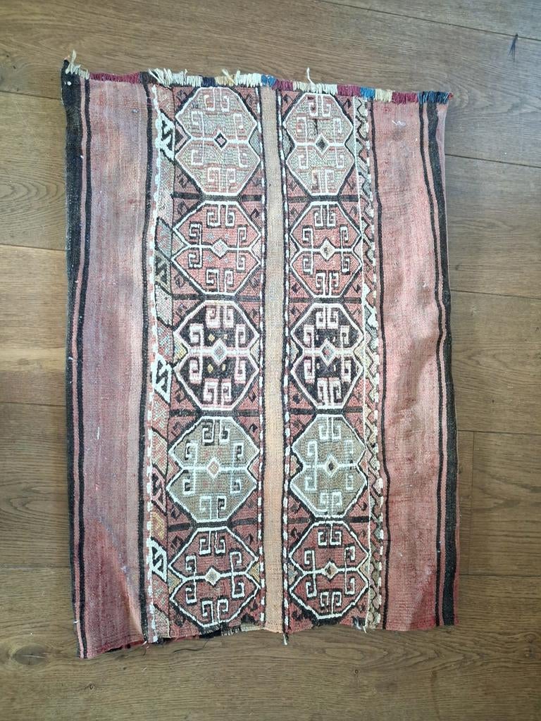 Handgemaakt kelim kussen uit Turkije, Huis en Inrichting, Woonaccessoires | Kussens, Ophalen of Verzenden, Vierkant