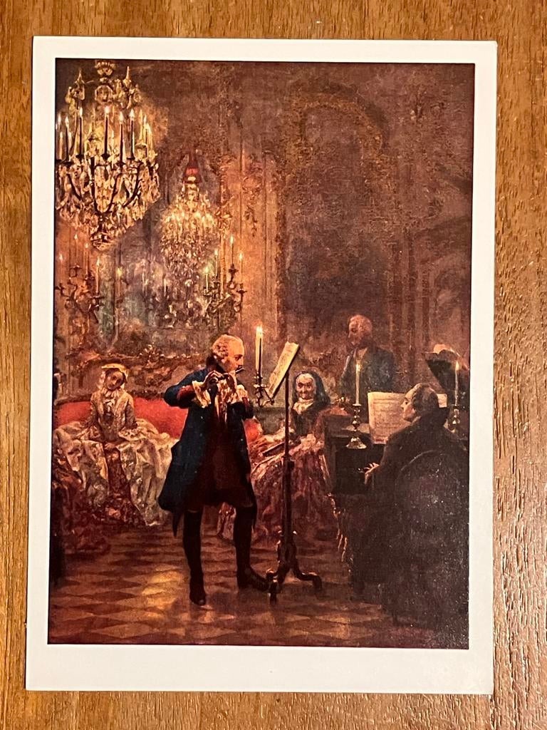 Fluitconcert Frederik II. Adolph von Menzel, Ophalen of Verzenden, 1980 tot heden, Ongelopen, Muziek